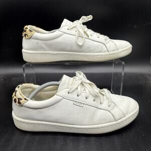 Keds For Kate Spade White Leather Sneakers Womens Size 8 WH61641